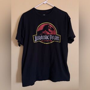 Jurassic Park Logo T-Shirt Black XL
